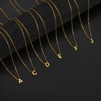 Vibesly A-Z Minimalist Initial Necklace for Women - Stunning Alphabet Stainless Steel Choker - Unique Gift Idea