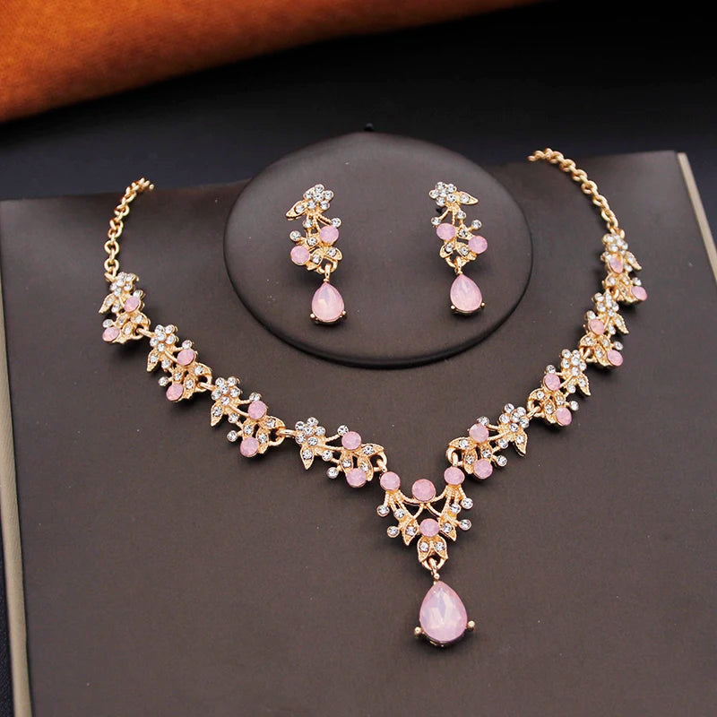 Regal Elegance Tiara, Necklace & Earrings Set - Experience Unmatched Luxury with Our Award-Winning Jewelry Collection