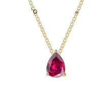 Vibesly Radiant Teardrop Birthstone Necklace - Unmatched Elegance & Timeless Charm