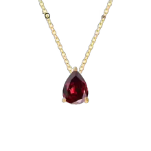Vibesly Radiant Teardrop Birthstone Necklace - Unmatched Elegance & Timeless Charm