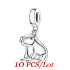 Cute Hanging Sloth Charm Fit Original Pan Bracelet DIY Women Jewelry Gift Sweet Animals Beads 2024 New Arrivals