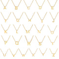 Vibesly A-Z Minimalist Initial Necklace for Women - Stunning Alphabet Stainless Steel Choker - Unique Gift Idea