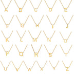 Vibesly A-Z Minimalist Initial Necklace for Women - Stunning Alphabet Stainless Steel Choker - Unique Gift Idea