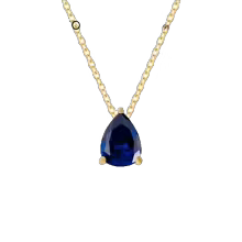 Vibesly Radiant Teardrop Birthstone Necklace - Unmatched Elegance & Timeless Charm