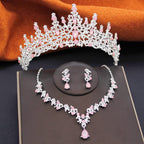 Regal Elegance Tiara, Necklace & Earrings Set - Experience Unmatched Luxury with Our Award-Winning Jewelry Collection