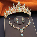 Regal Elegance Tiara, Necklace & Earrings Set - Experience Unmatched Luxury with Our Award-Winning Jewelry Collection
