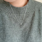 Vibesly A-Z Minimalist Initial Necklace for Women - Stunning Alphabet Stainless Steel Choker - Unique Gift Idea