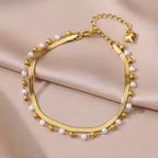 Barefoot Luxury Beach Anklet - Stylish, Adjustable Jewelry for Summer or Vacation