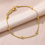 Barefoot Luxury Beach Anklet - Stylish, Adjustable Jewelry for Summer or Vacation