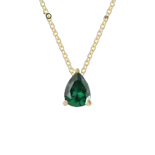 Vibesly Radiant Teardrop Birthstone Necklace - Unmatched Elegance & Timeless Charm