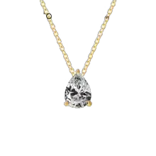 Vibesly Radiant Teardrop Birthstone Necklace - Unmatched Elegance & Timeless Charm