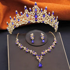 Regal Elegance Tiara, Necklace & Earrings Set - Experience Unmatched Luxury with Our Award-Winning Jewelry Collection
