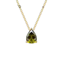 Vibesly Radiant Teardrop Birthstone Necklace - Unmatched Elegance & Timeless Charm
