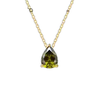 Vibesly Radiant Teardrop Birthstone Necklace - Unmatched Elegance & Timeless Charm