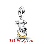 Cute Hanging Sloth Charm Fit Original Pan Bracelet DIY Women Jewelry Gift Sweet Animals Beads 2024 New Arrivals